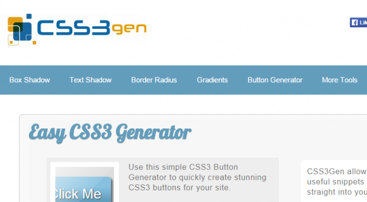 Easy CSS3 Generator css3gen.com